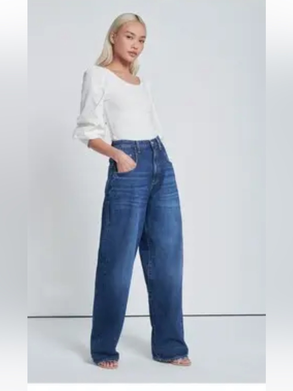 7 For All Man Kind Wide Leg Jeans - jennifer 90s baggy jean mischief
